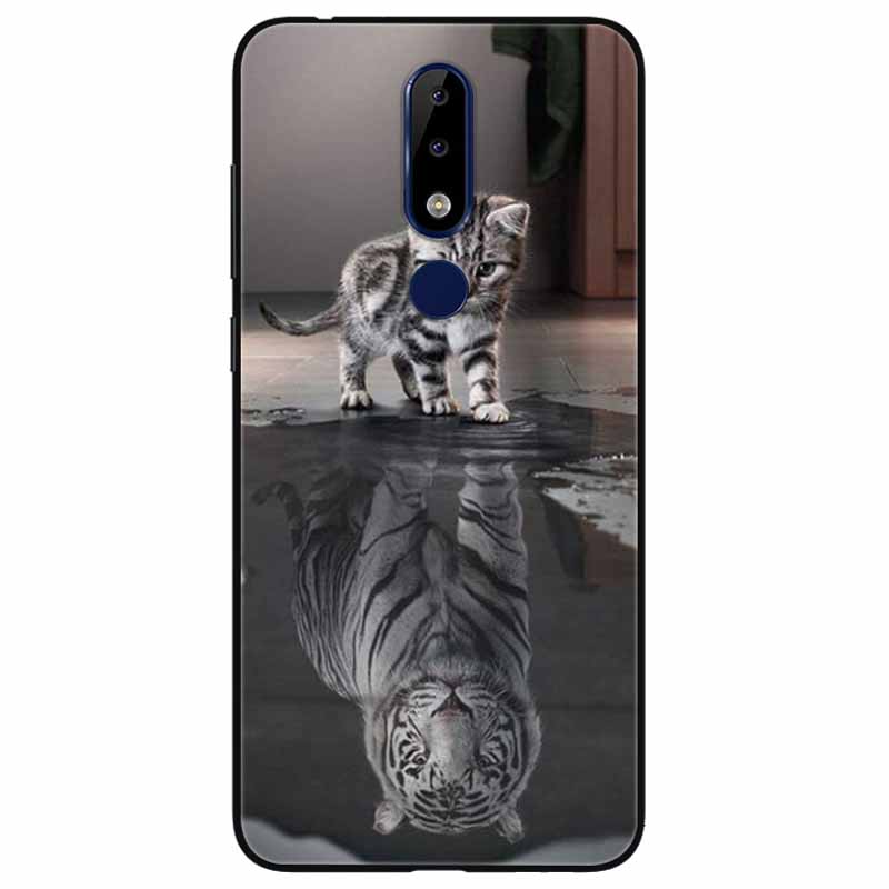 For Nokia 5.1 Plus Case Soft Silicone Cartoon Fashion TPU Phone Cases for Nokia X5 Cover 5.1Plus Cute for NokiaX5 Protective