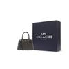 COACH Lillie Cow Leather Handbag , Shoulder Bag , Crossbody Bag Small Women's Dark Brown (Unisex) Handbags 91494 IMAA8
