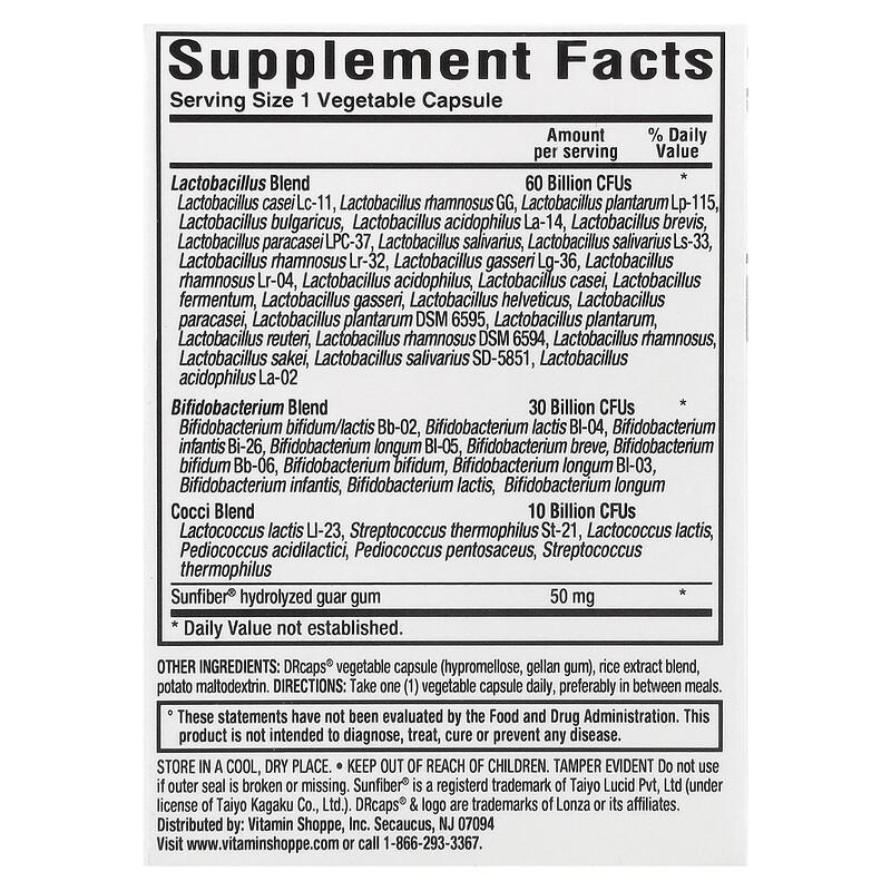 Men's Probiotics with Prebiotic, 30 Vegetable Capsules