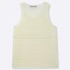 Men's Sleeveless Tank Tops Knitted Hollow Out Crochet T-Shirts Muscle Summer Vacation Beach Shirts Casual Athletic Muscle Pullover Vest Top for Male