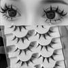5Pairs/box 9-13MM DIY Lashes Extension Black Comic Eye Fake Eyelashes  Daily