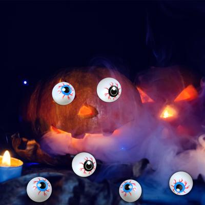 60Pcs Plastic Halloween Eyeballs Scary Ping Pong Eyeballs For Kids Toys 1In Fake