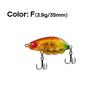 4cm Length Sinking Minnow 3.4g Weight Rock Pattern Micro Wobbler Stream Design Trout Style Crank Fishing Lures
