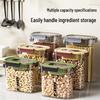Transparent Sealed Kitchen Storage Jar - Moisture & Insect-proof for Grains, Cereals, and Snacks
