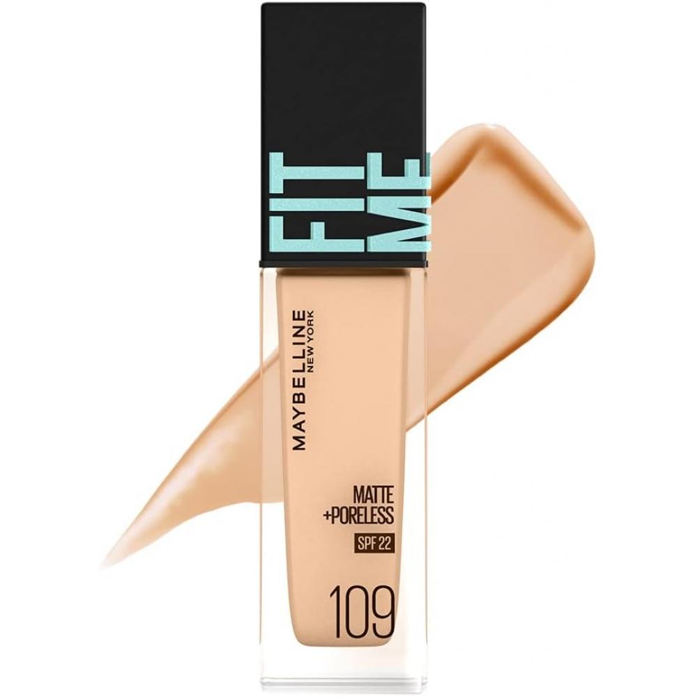 Maybelline Maybelline Тональный крем Fit Me Жидкий тональный крем R 109 2 Один товар 109 Светлый оттенок кожи нейтральный