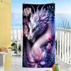 Dragon Beach Towel Soft Durable Quick-Dry Comfortable Lightweight Suitable for Swimming, Gym, Camping, Yoga Vacation