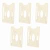 5 Pcs IC Card Holder Windshield Card Display Sleeve for Community Personnel Vehicle Management with Suction Cup