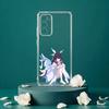 C-Colombina Genshin Phone Case For Samsung Galaxy S24 S25 S23 S22 S21 Plus S24 S25 Transparent Cover Case