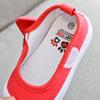Korean Style Girls' Princess Canvas Velcro Shoes - Soft Sole for Spring & Autumn