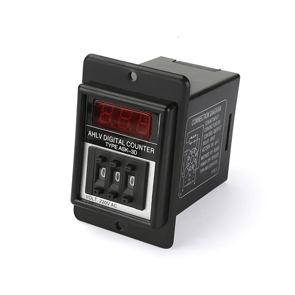 Digital Preset Multifunction Counter with High Precision Digital Preset Counter Simple to Operate for Industrial Use
