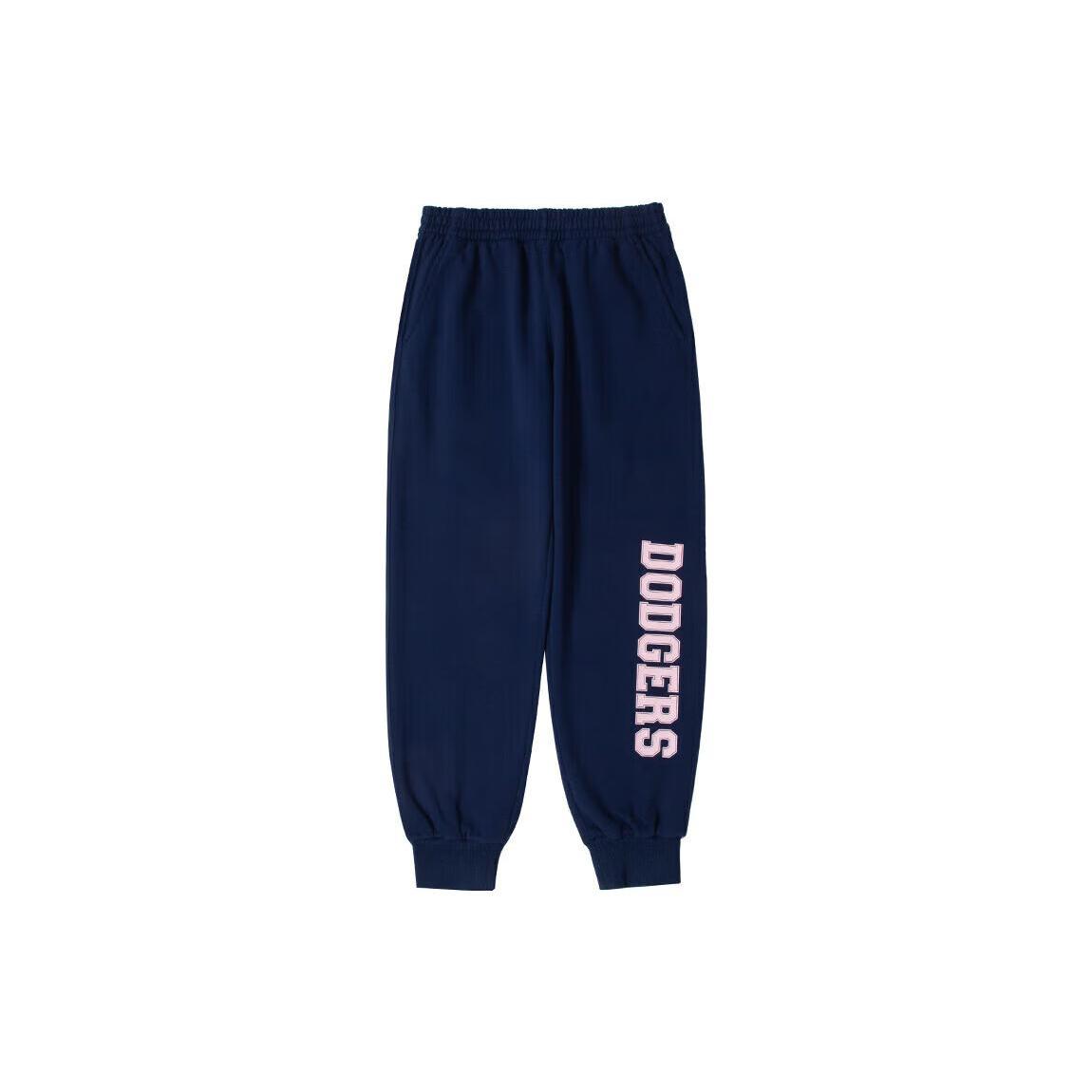 MLB Los Angeles Dodgers Casual Pants Unisex Navy Blue Moderate Sweatpants 3APTV0134-07NYS M