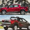 Pickup Body Side Stickers For Fiat Toro Rach Ultra Truck Graphics Splash Grunge Decor Decal Trunk Vinyl Cover Auto Accessories