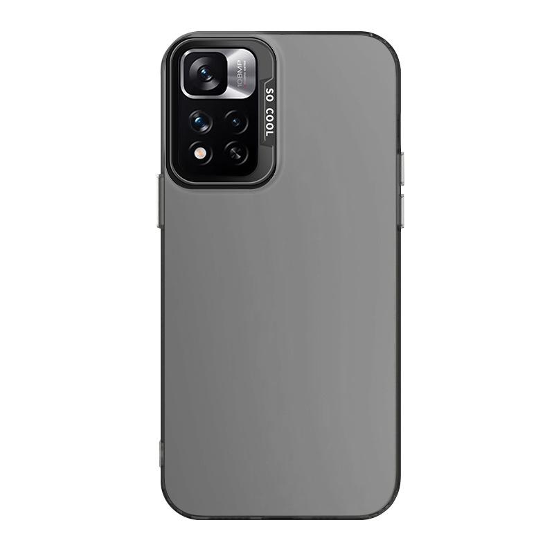 IMD color silver case for Redmi NOTE11PRO mobile phone case 11111111C matte PC retro soft edge hard case