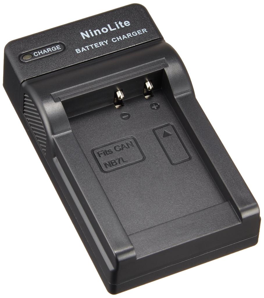 NinoLite USB Charger with International Plug for Canon NB-7L
