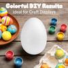 Easter Painting White Foam Eggs Handmade Painting Eggs Kids Gifts Smooth Crafting Unpainted Foam Egg Easter DIY Decorations