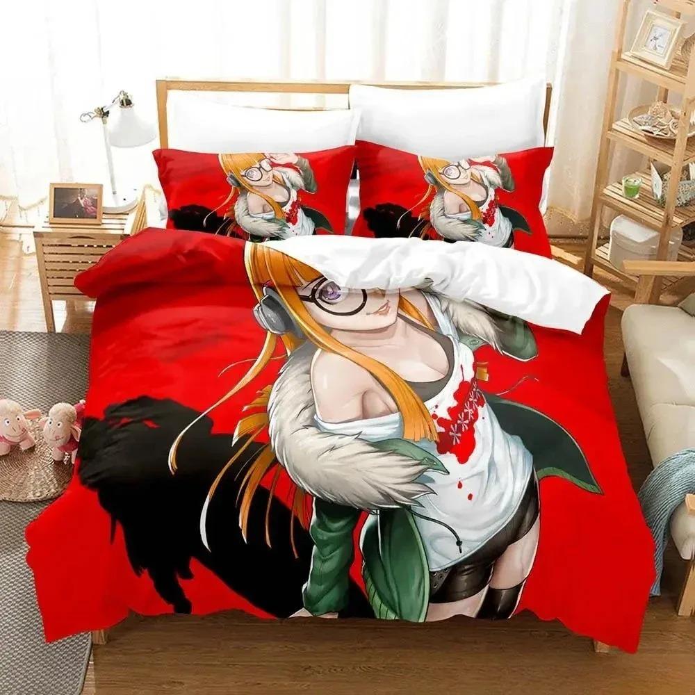 

3D Printing Game Persona 5 Bedding Set Cartoon Anime three-piece set Adult Kid Bedroom Duvet cover Sets Birthday Home Textiles 70x133cm 2pcs