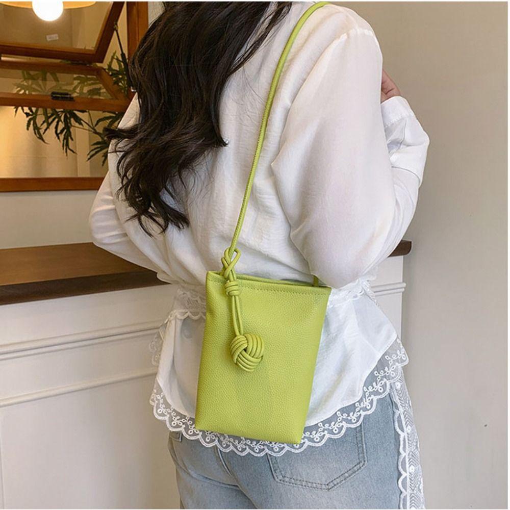 Candy Color Leather Trend Shoulder Bag PU Leather Mini Summer Shoulder Bags Summer