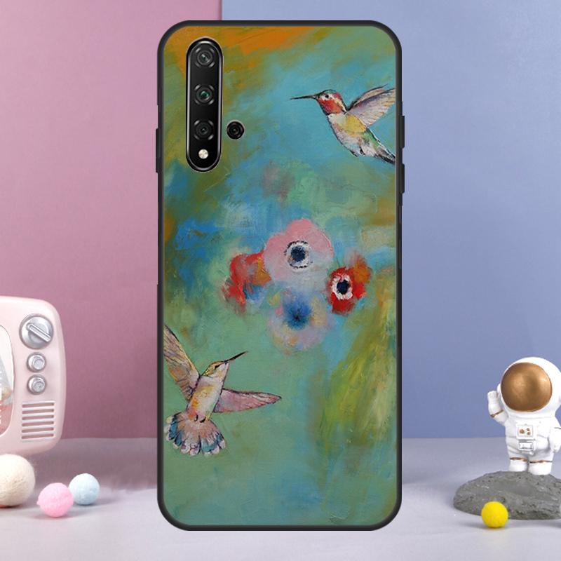 

Hummingbird For Huawei Nova 3i 7i 8i 11i 12i 9 10 SE Y60 Y61 Y70 Y72 Y73 Y90 Y91 P20 P40 P30 Lite Case Huawei P60 Pro