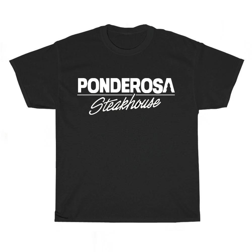 New Ponderosa Steakhouse Restaurant Logo Unisex T-Shirt Funny Size S to 5XL L