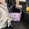 Sweet Cool Babes Fashion Shoulder Underarm Bag Heavy Industry Rivets Multi-Pocket Large Capacity Handbag