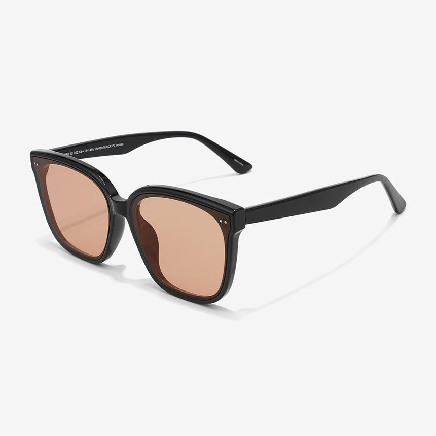 Seutailwokeu Flat Bar Sunglasses Style Work Tr90-13 C2_Tint Unisex Horn-Rimmed Daily