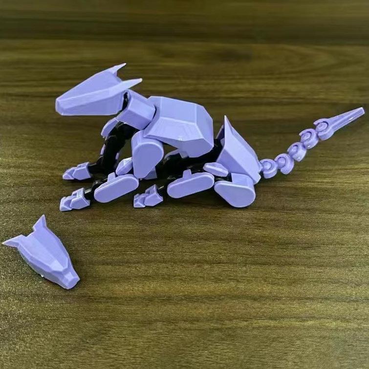 Stampa 3D Lucky Dummy13 Articolato Mobile Assemblabile Robot Bambola Animale Modello Giocattolo Puzzle Antistress Regalo per Bambini