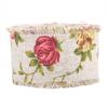 DIY Printed Rose Flower Burlap Ribbon Hessian Jute Belt Strap Wedding Cloth Decoration 10m