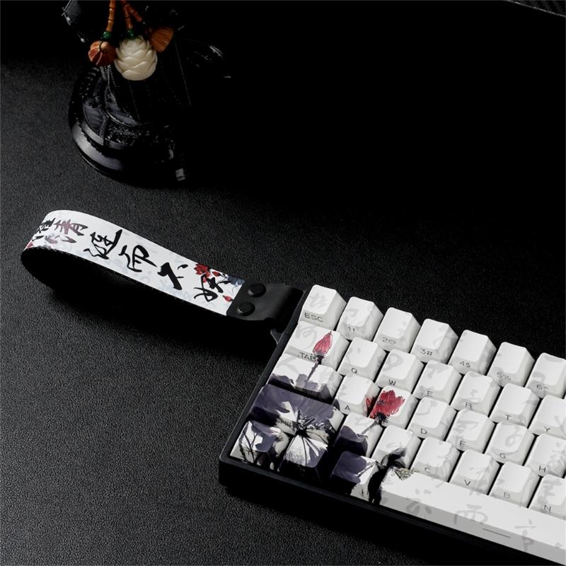 Tastenkappen im japanischen Stil MXes 65-Prozent-Layout OEM-Profil PBT-Material Farbsublimation für GK68 RK68 Tastaturen