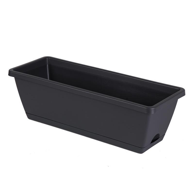 Großer Blumentopf mit Untersetzer für Balkongärtnern - 50cm 19cm 15cm