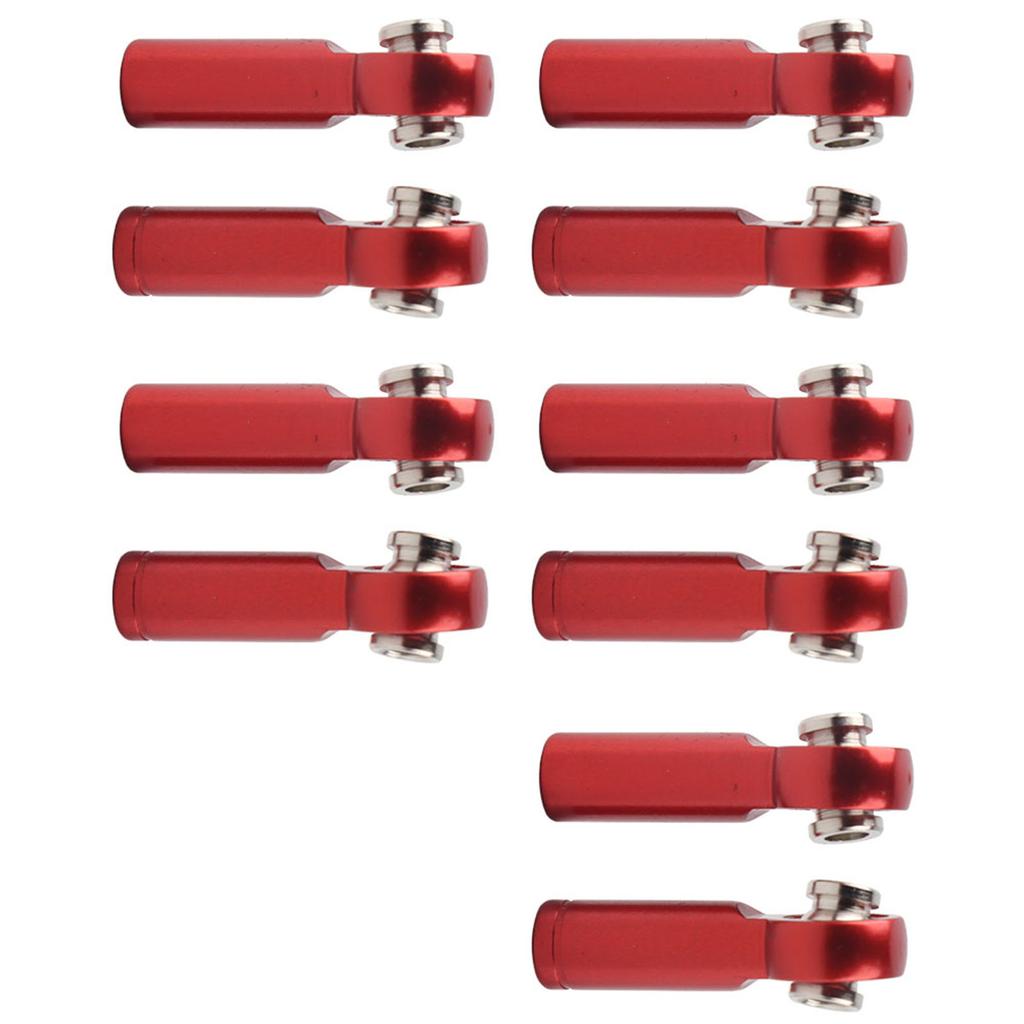 10Pcs Aluminium Alloy M4 and Negative Thrd Tie Push Link Rod Joint For 1/10 Model RC Car
