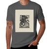 Xenomorph Linocut Tshirt Daily Wear Print Tshirt