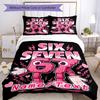 3PC Custom Name "Six Seven GT Energy" Bedding Set Printed  Bedding Set Duvet Cover Closure Includes 1 Duvet Cover & 117 Pillowcases for Bedroom