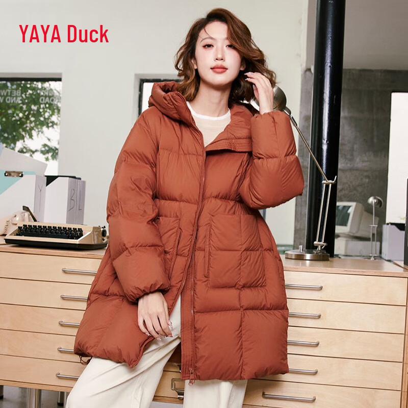 Yaya Women's Winter Loose Mid-Length Down Jacket