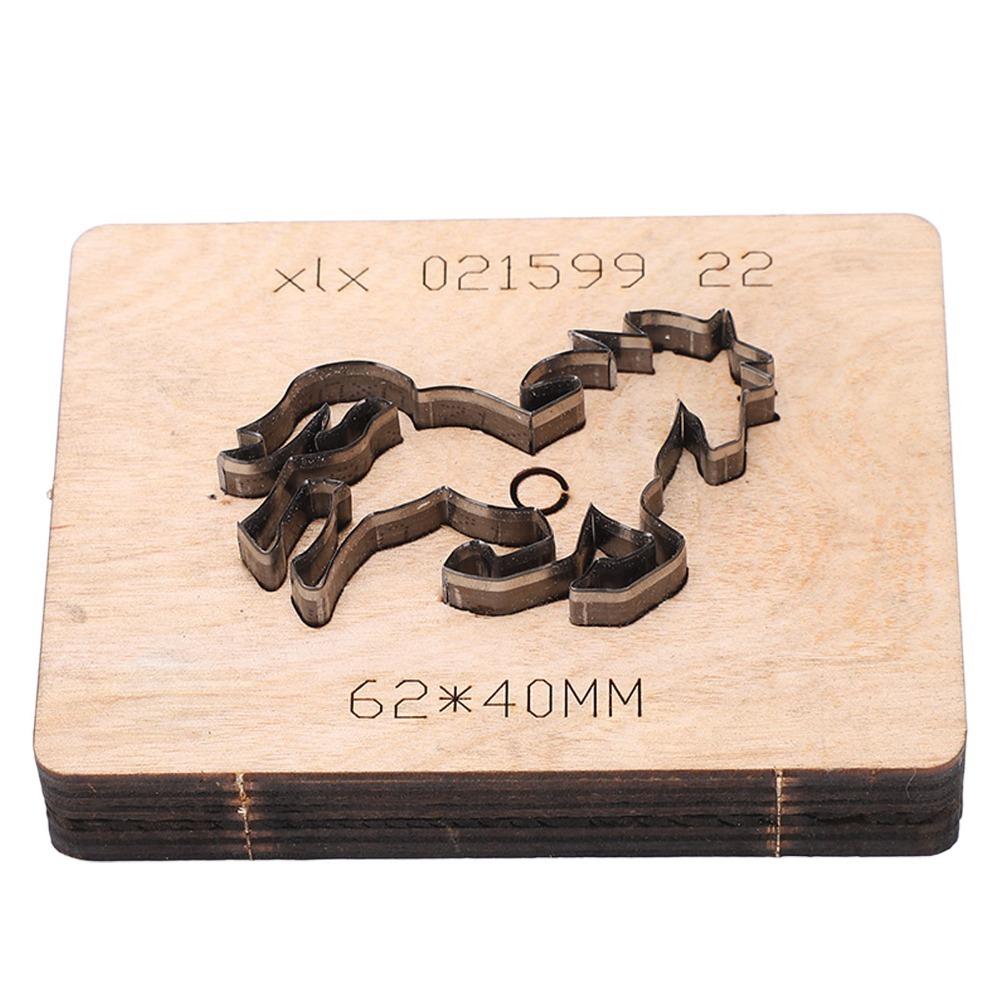 Bull Head Shape Leather Cutting Die Alloy Steel Craft Tool DIY Punch Cutter  For Leather Craft