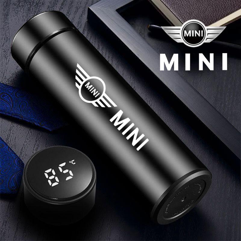 Stainless Steel Car Emblem Thermos Coffee Cup For MINI One Cooper JCW Countryman Clubman Cabrio Paceman Coupe Roadster Clubvan eee2