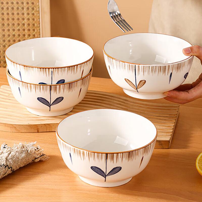 JingJingRS Lanting Xu Japanese Ceramic 10-Piece Dinnerware Set