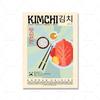 Gimbap Kimchi Bibimbap Poster Vintage Korean Food Vintage Wall Art Picture Cooking Canvas Painting Modern