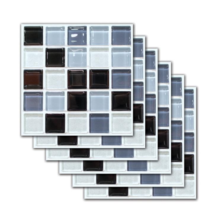 Bathroom Safety Floor Stickers 6PCS PVC Slip Proof Adhesive Wall Decals For Shower Floor Tiles Kitchen Sink Installation