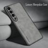 For Meizu 21 Pro Meizu21 Luxury Sheepskin Leather Shockproof Silicone Case For Meizu 21 Note 20 Pro Phone Case Cover Coque