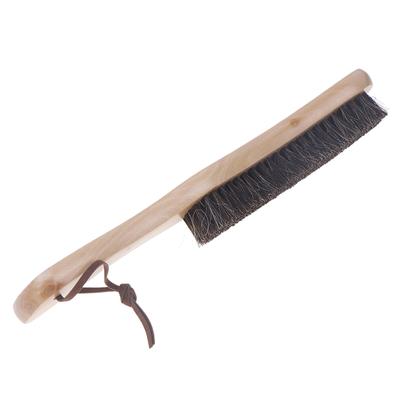 Horsehair Brush Wooden Handle Cleaning Brush Soft Horsehair Laundry Cleaning Brush For Furniture Clothes Coat Suit Lint Clothes