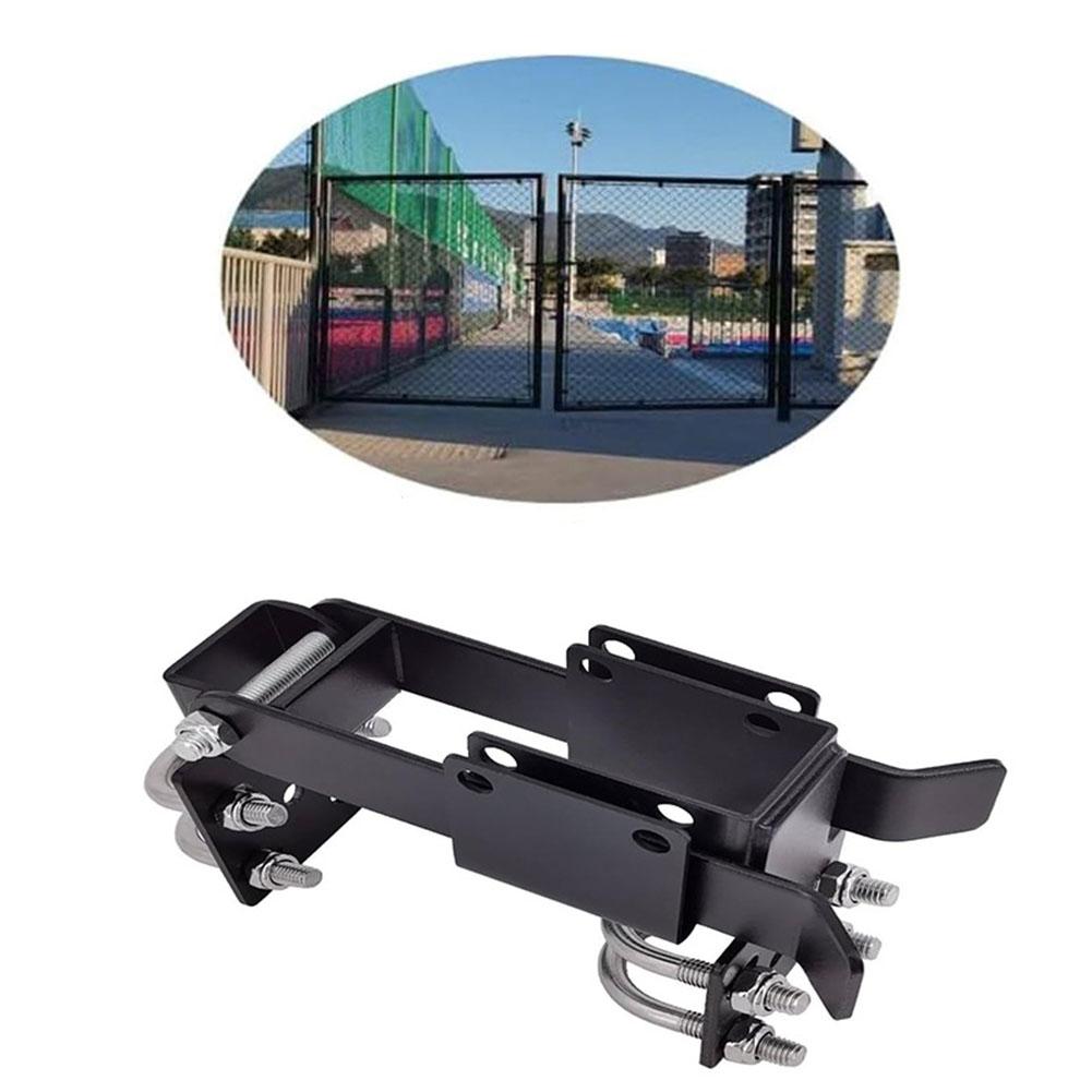 Chain-type Fence Gate Latch Chain Lock For 1.375-inch Door Frames Strong Arm Double Door Latch Lock Home Security Hardware