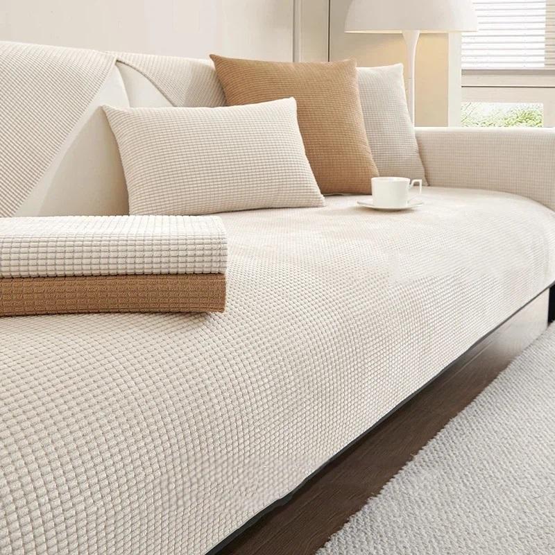 Waterproof Sofa Cushion Universal Non Slip Seat Pad Cat Scratch Resistant Sofa Cover For All Seasons