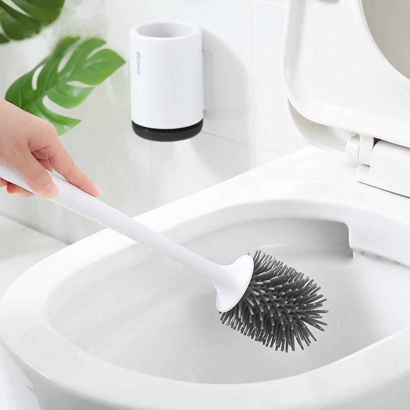 Buy Toilet Brush Rubber Head Holder Cleaning Brush For Toilet Wall