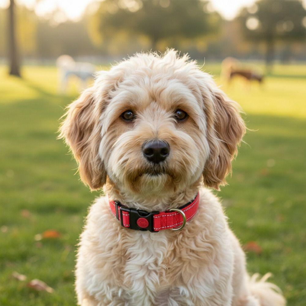 Safety Buckle Reflective Dog Collar Adjustable No Pull Training Collars Small and Medium Dog