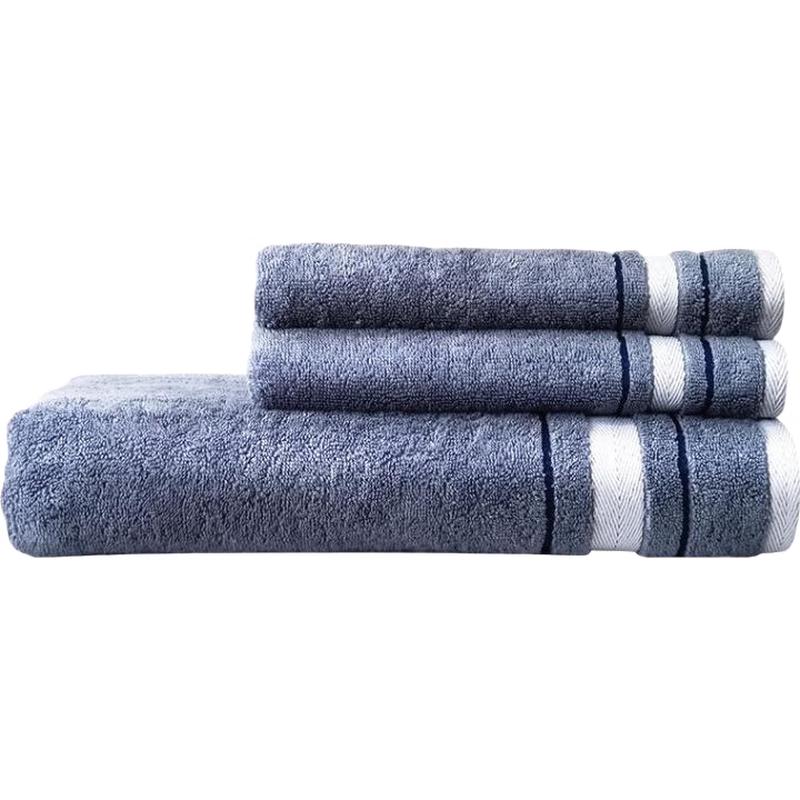 Fuanna Long-Staple Cotton Towel & Bath Towel 3-Piece Set 3-Piece Set