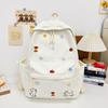 Schoolbag New Primary School Bag Female Dopamine Embroidery Large Capacity Junior High School Backpack Ins Niche Lightweight Backpack