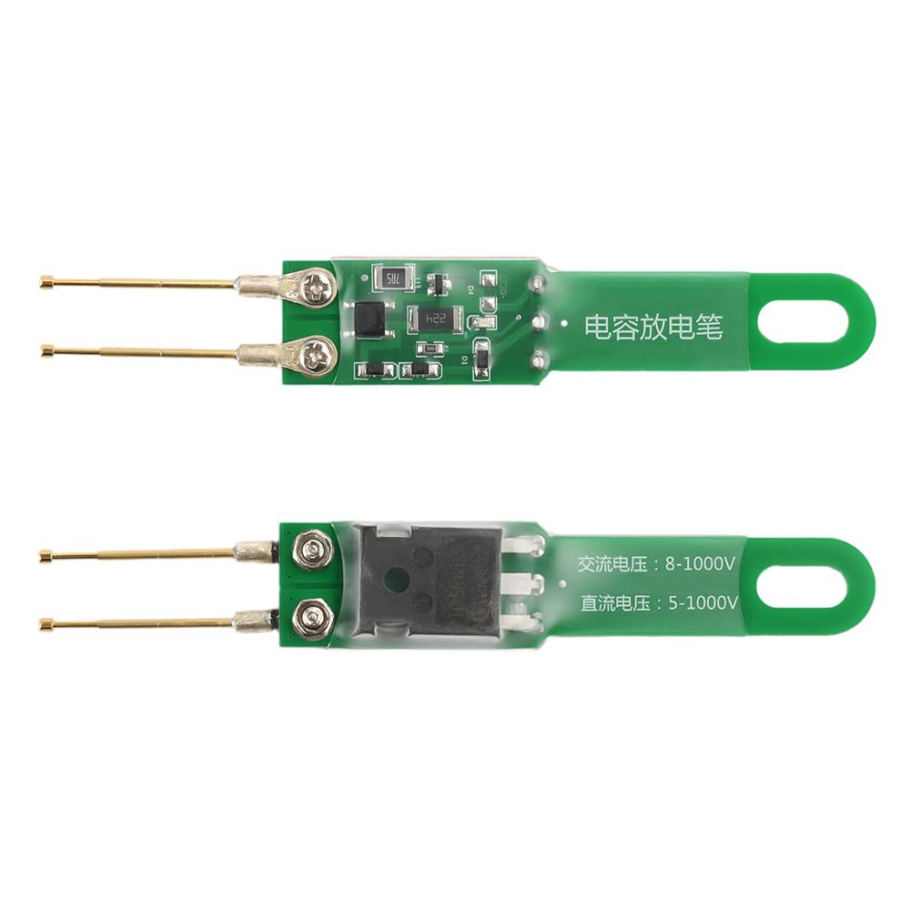 1000UF Capacitor Discharge Pen Switch Power Supply Repair Discharge Protection Tool With LED AC8-450V/DC 10-650V