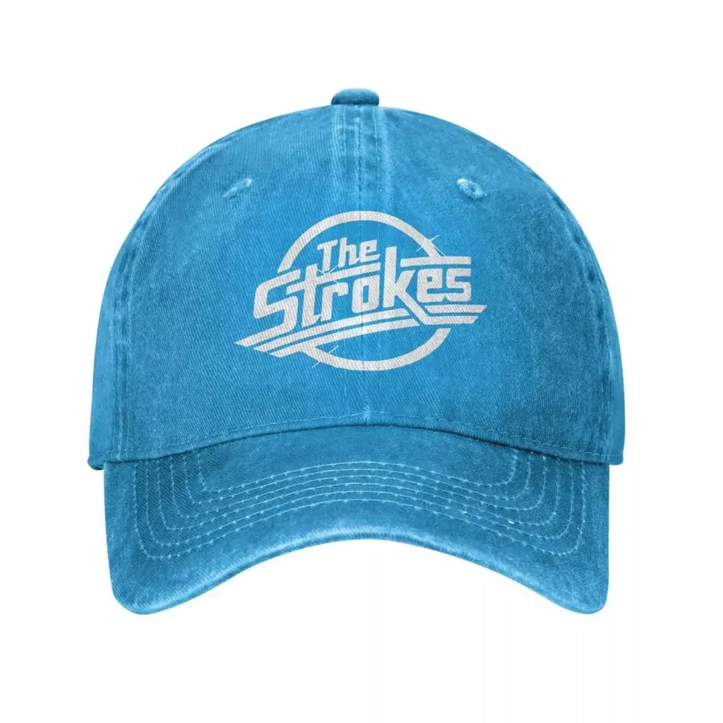 Strokes Rock Music Unisex Cappellino da Baseball da Donna Cotone Usurato Cappelli Cappellino Vintage Attività all'Aperto Vestibilità Regolabile Cappellino da Sole