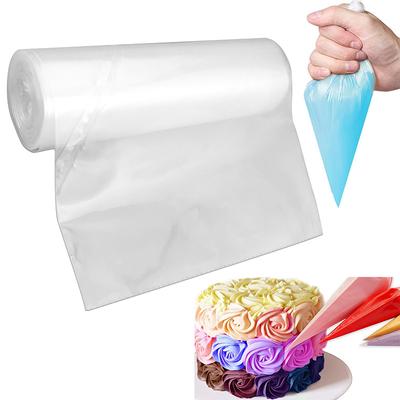 50 Stück Rolle Industriestärke 12 Zoll Einweg-Spritzbeutel Dicker Kuchendekorations-Spritzbeutel