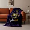Kolkata Knight Riders Logo Blanket print blanket soft and cozy perfect for the living room bed sofa or a nap,gift